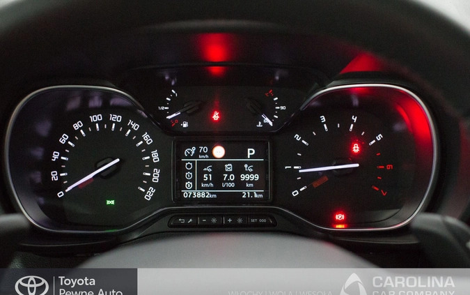 Toyota Proace City Verso cena 118900 przebieg: 74079, rok produkcji 2020 z Warszawa małe 191